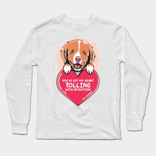 Toller Valentine You've Got My Heart Tolling With Affection Long Sleeve T-Shirt